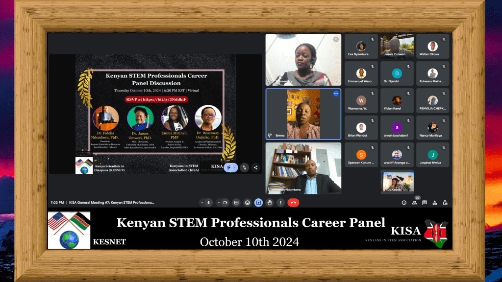 KiSA x KESNET - STEM Career Panel - October 2024.