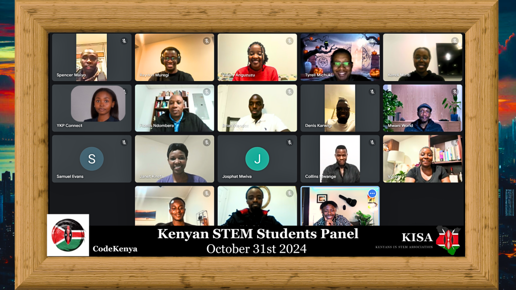 KiSA x codeKenya - STEM Students Panel - October 2024.